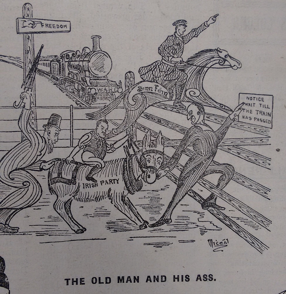 Political cartoon, 1919