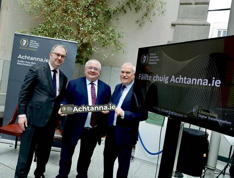Event to publicise the launch of a refreshed version of Achtanna.ie